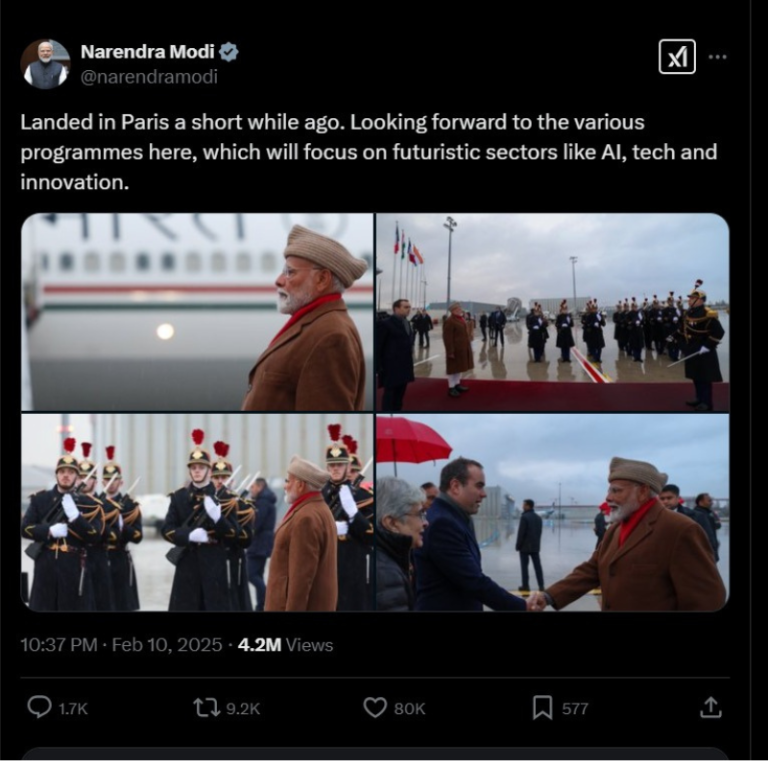 PM Modi’s Plane Entered Pakistan Airspace for 46 Minutes En Route to Paris – Here’s Why