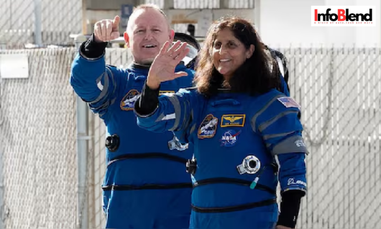 NASA astronauts Barry Wilmore and Sunita Williams