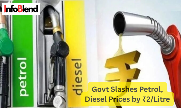 Govt Slashes Petrol, Diesel Prices by ₹2/Litre